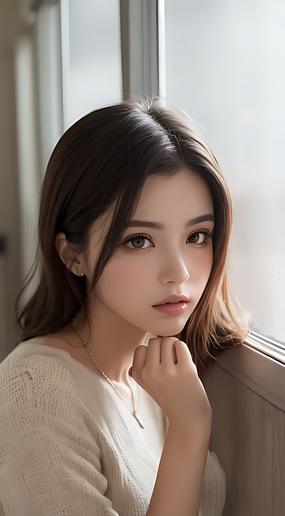 清纯童颜少女美女写真图片